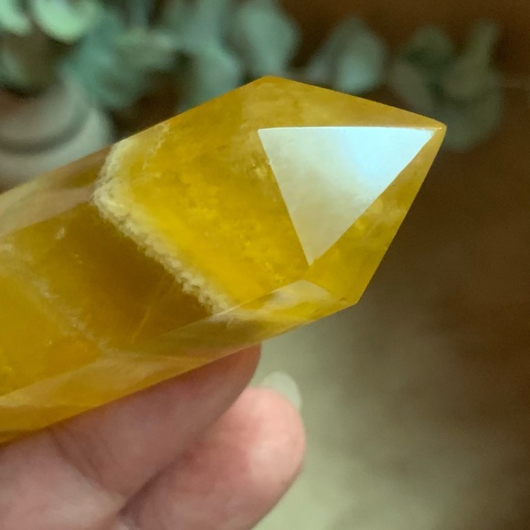 Yellow Golden Fluorite dt - Picture 8 of 10